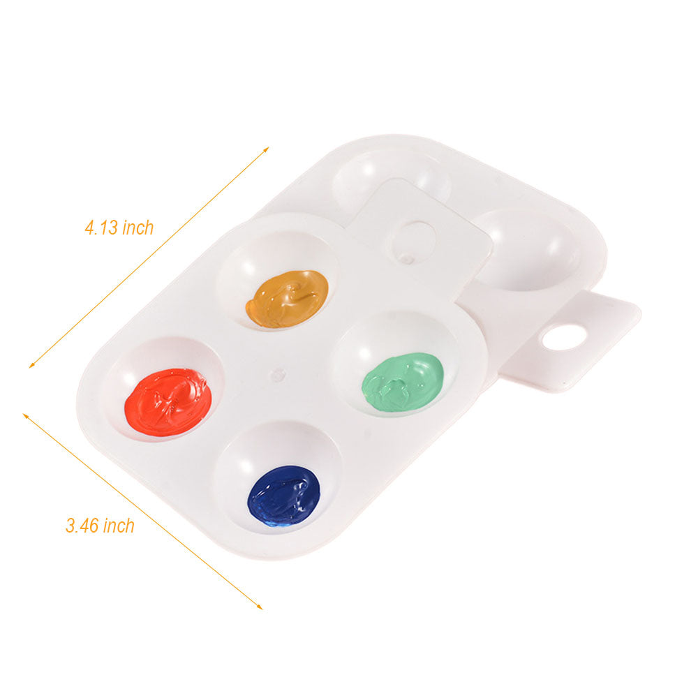 Square Painting Palette 4 Wells with 1 Handle