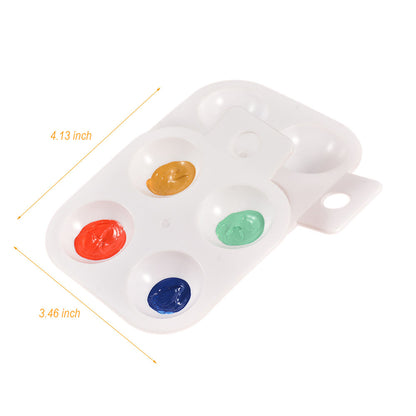 Square Painting Palette 4 Wells with 1 Handle