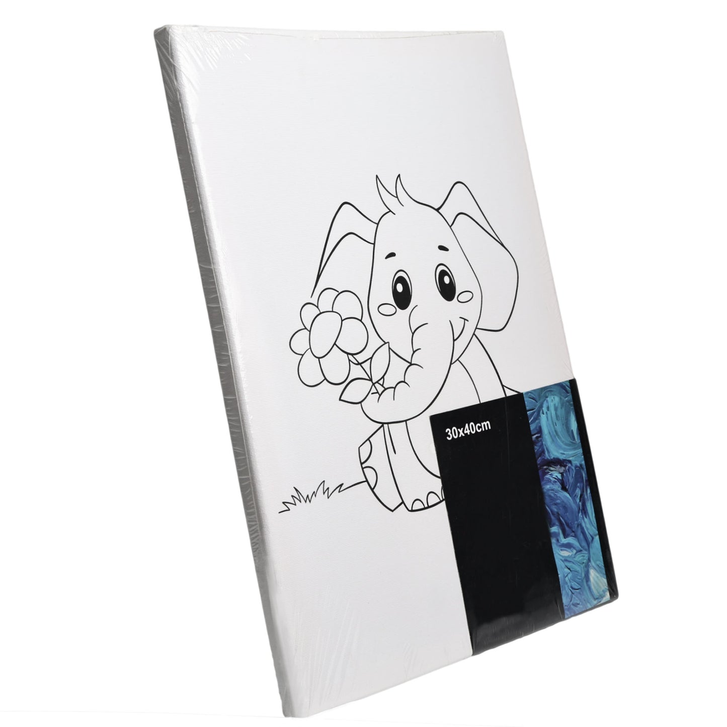 Coloring Painting Stretched Canvas 30*40 cm
