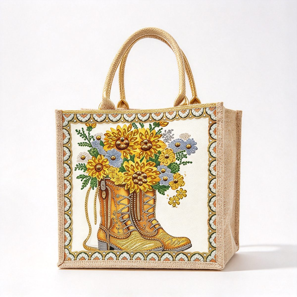 Diamond Painting Linen Bag Handbag 45*28*13 cm DIY
