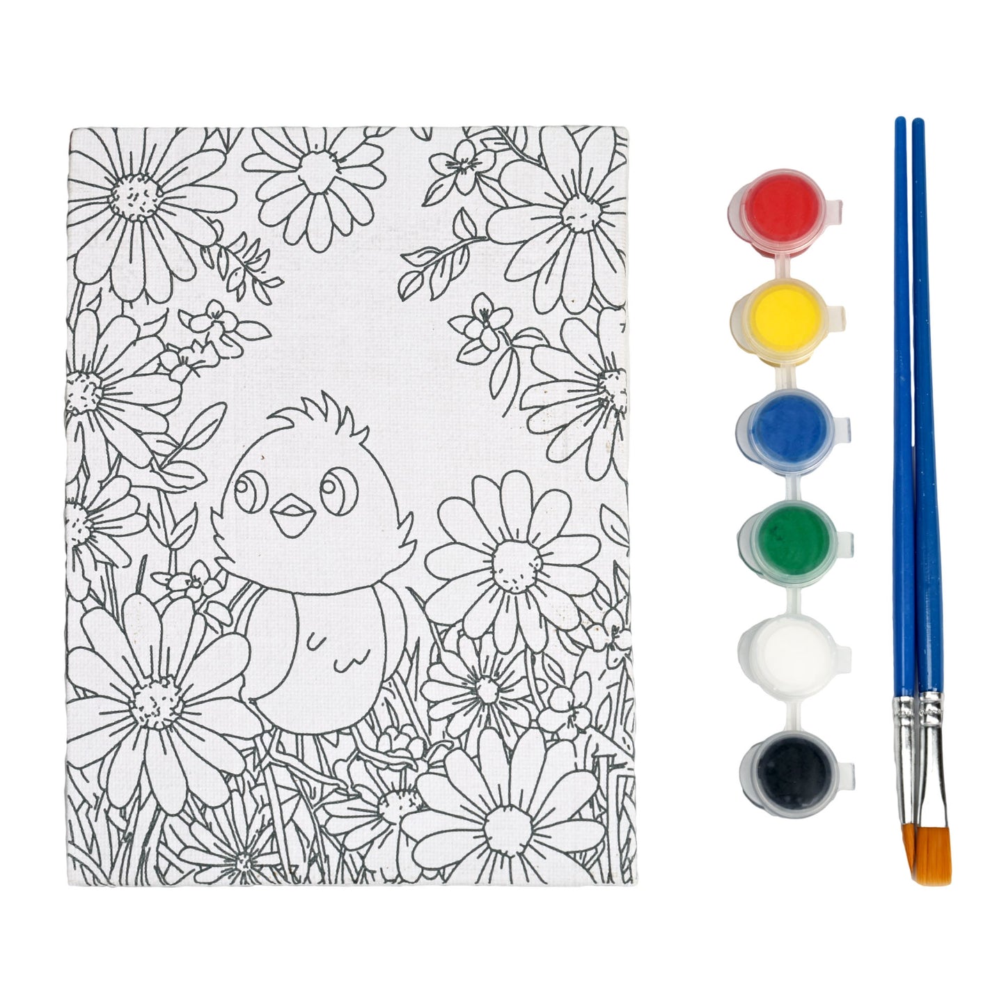 Coloring Painting Board Kit 13*18cm Cartoon for Kids and Students