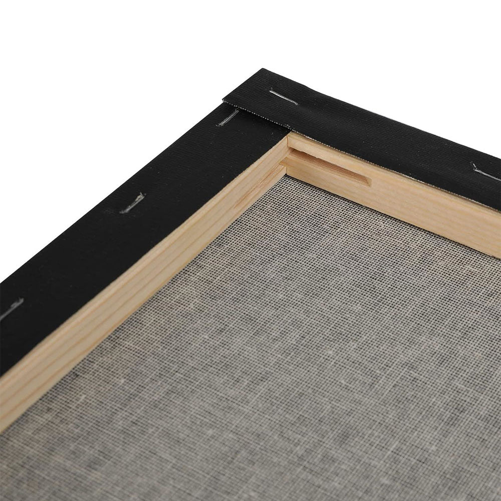 Black Triple Gesso Stretched Canvas for Oil and Acrylic