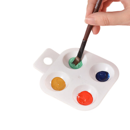 Square Painting Palette 4 Wells with 1 Handle