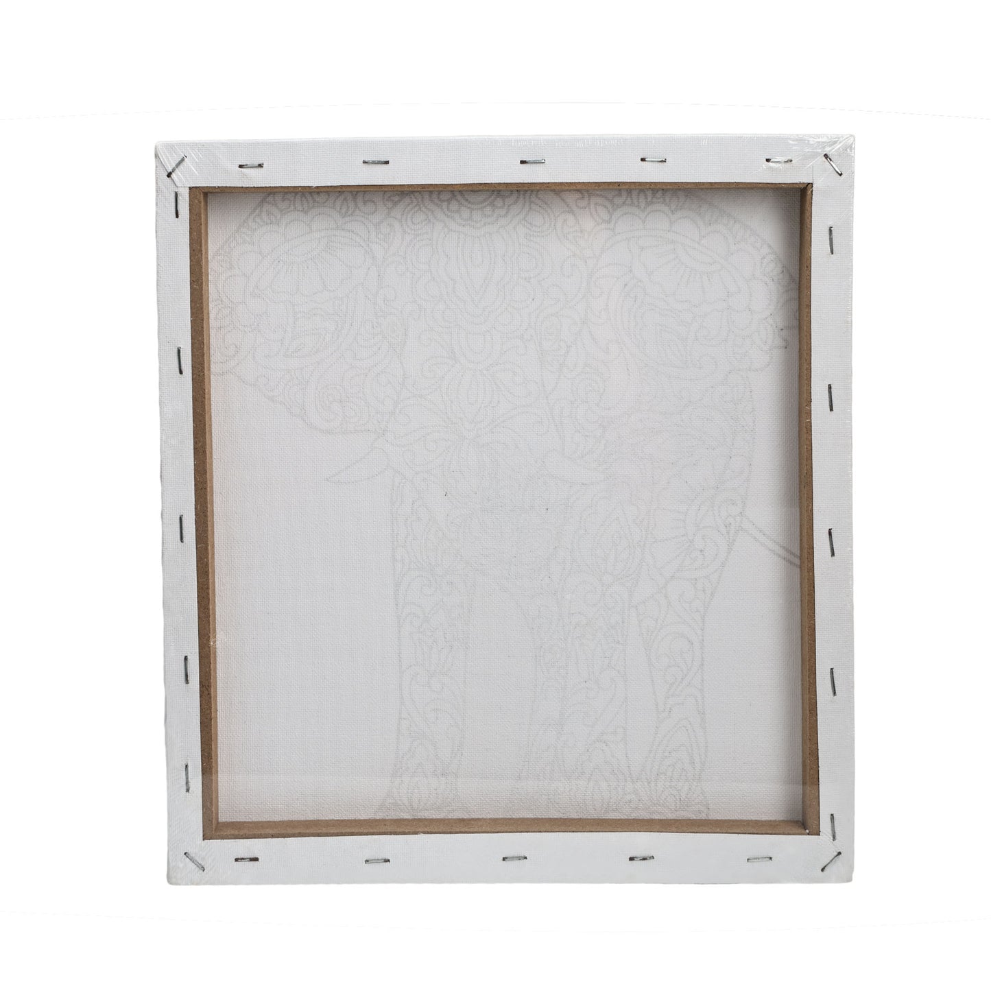 Coloring Painting 30*30 cm Stretched Canvas for Adults