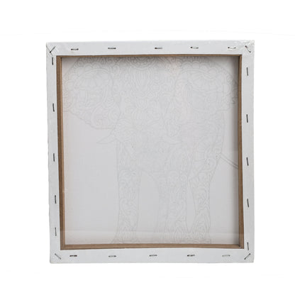 Coloring Painting 30*30 cm Stretched Canvas for Adults