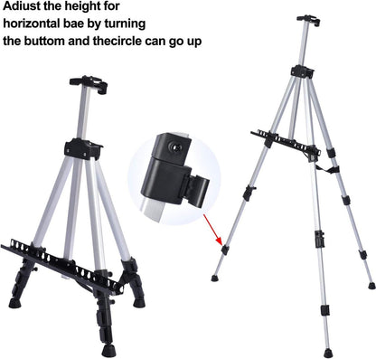Aluminum Tripod Artist Easels Stand for Painting Canvas