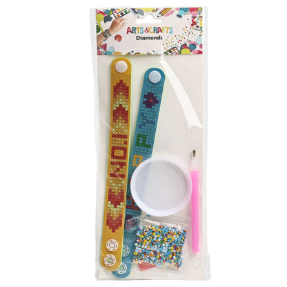 Diamond Painting 3*20 cm Wristband 2 Pieces  for Kids or Students