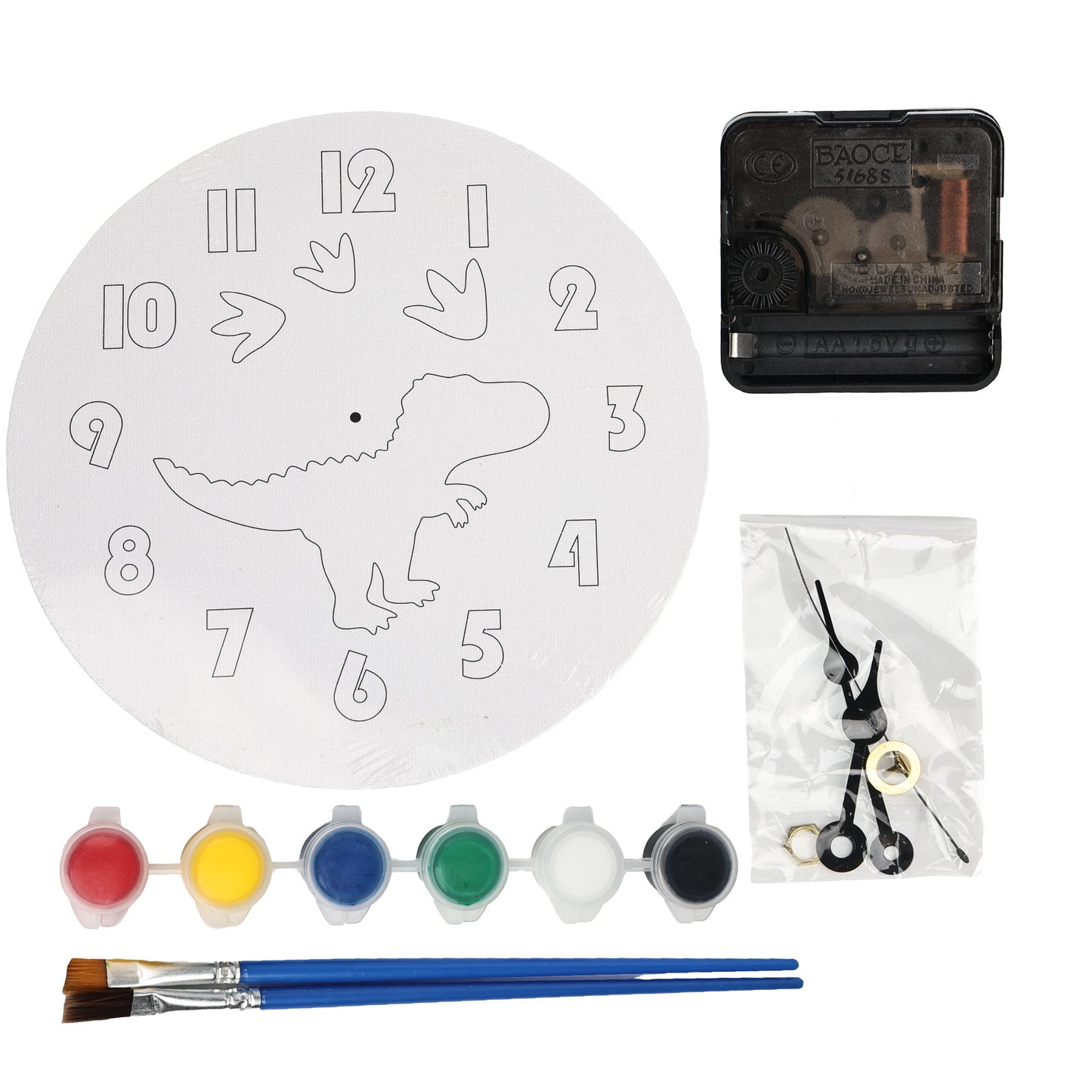 Paint by Number Clock for Hanging Decoration