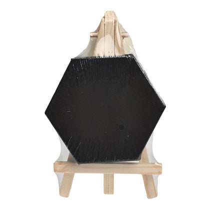 Black Mini Canvas Set with Wooden Easel