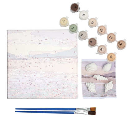 Paint by Number with Plaster Model Ornaments