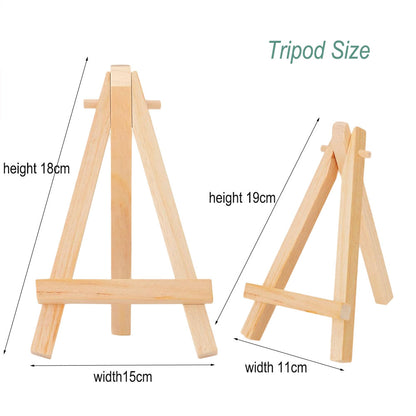 Wooden Tripod Tabletop Easel for Kids or Students