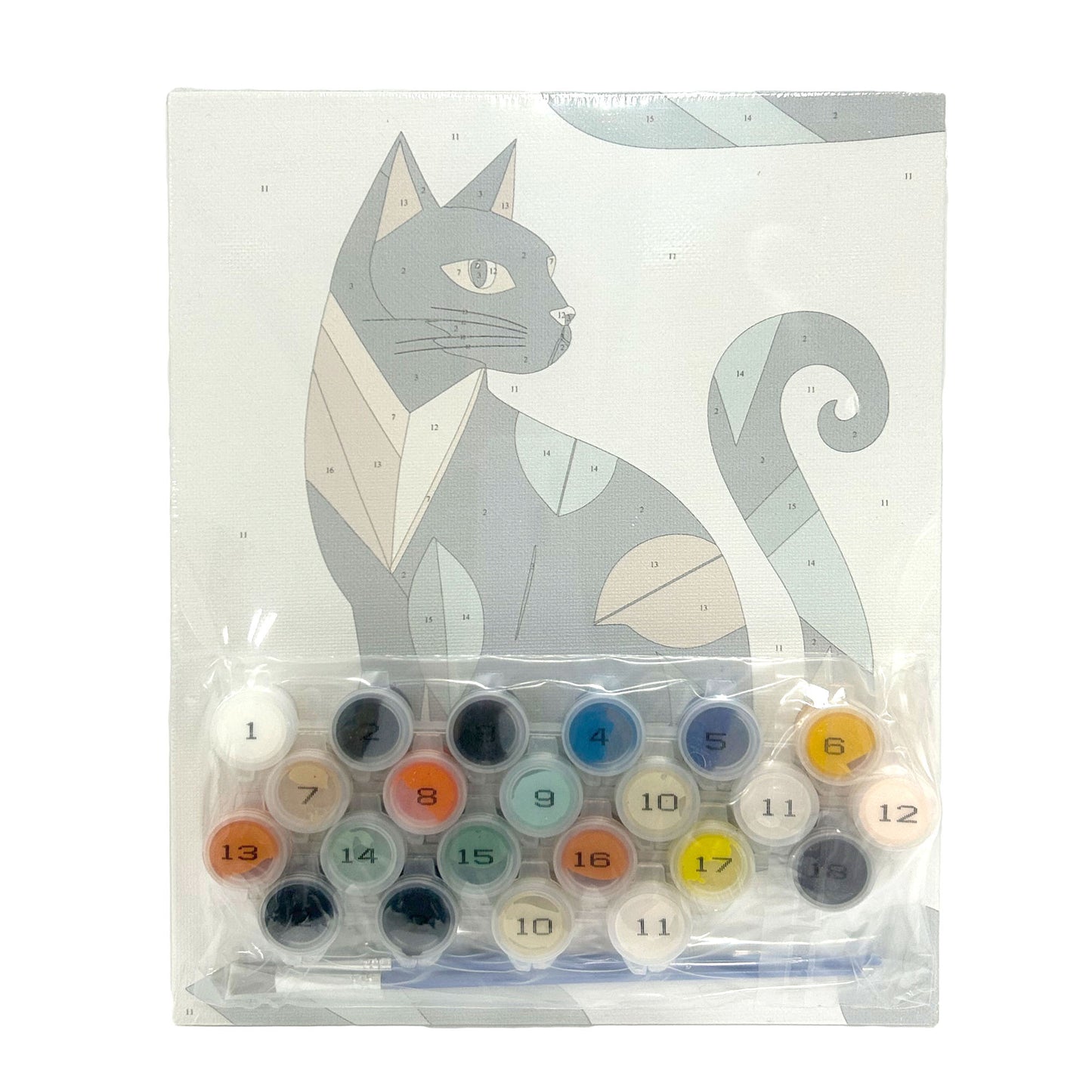 Paint By Number Canvas Panel 20*25 cm 4 PCS/set