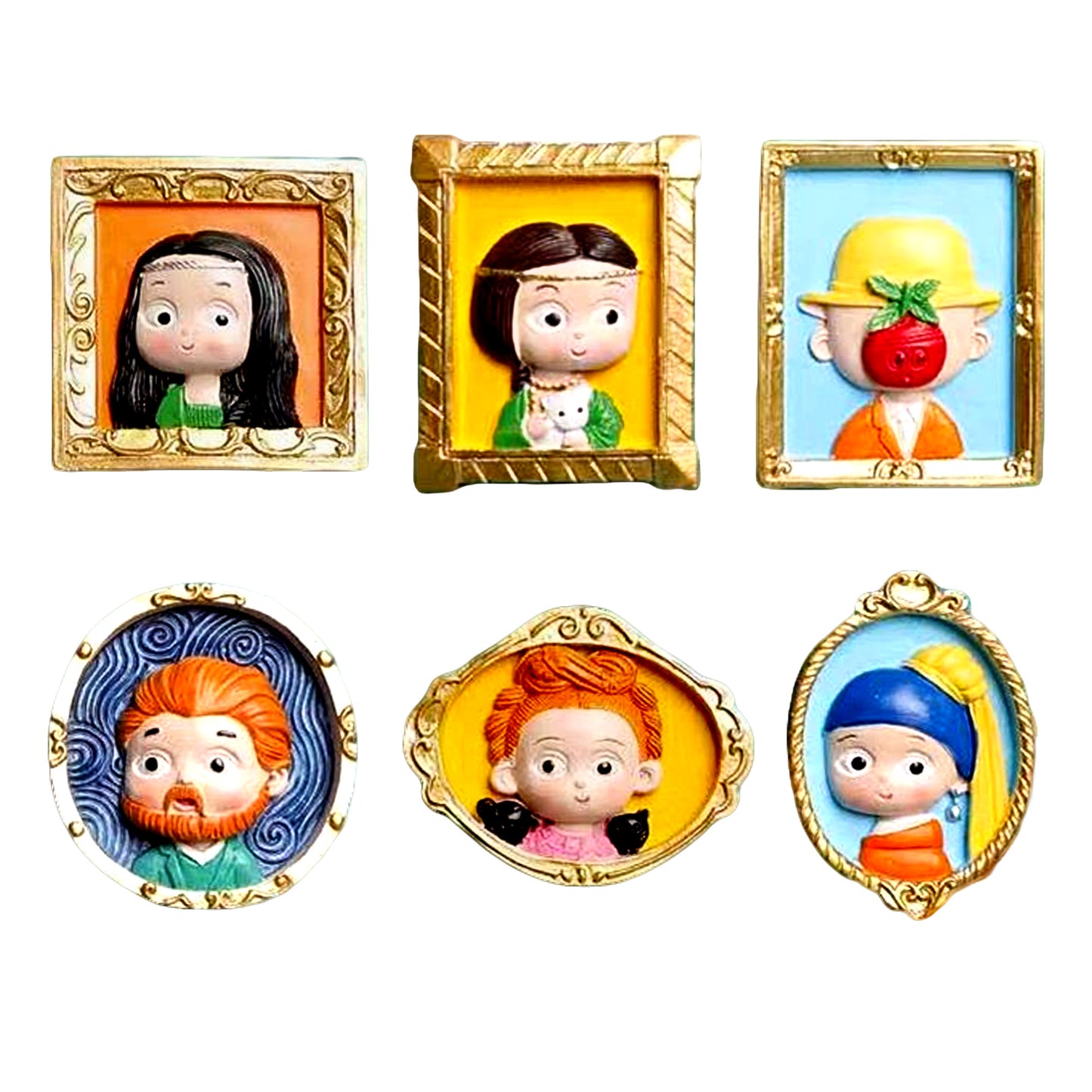 3D Magnet Plaster Painting Cartoon Image Kit
