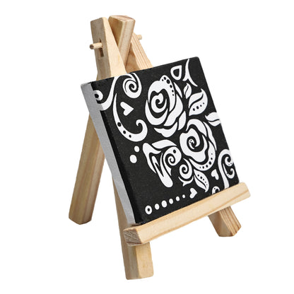 Coloring Painting Mini Stretched Canvas 8*8cm