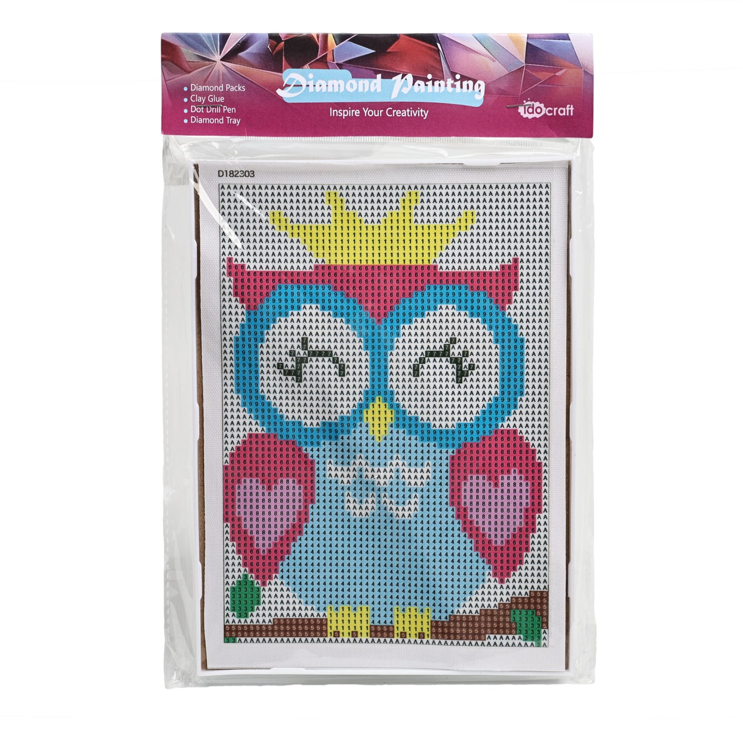 Diamond Painting 17*22 cm Craft by Numbers for Kids or Students