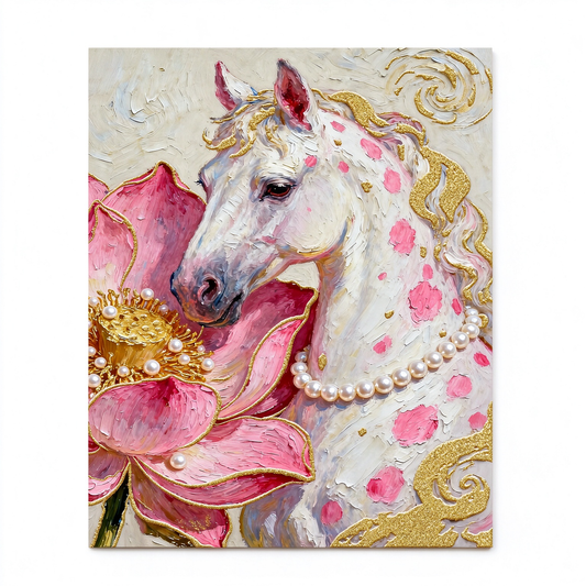 Gold Stamping Paint by Numbers 40*50 cm Animal
