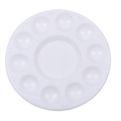 Round Painting Palette 10 Wells with 1 Reservoir