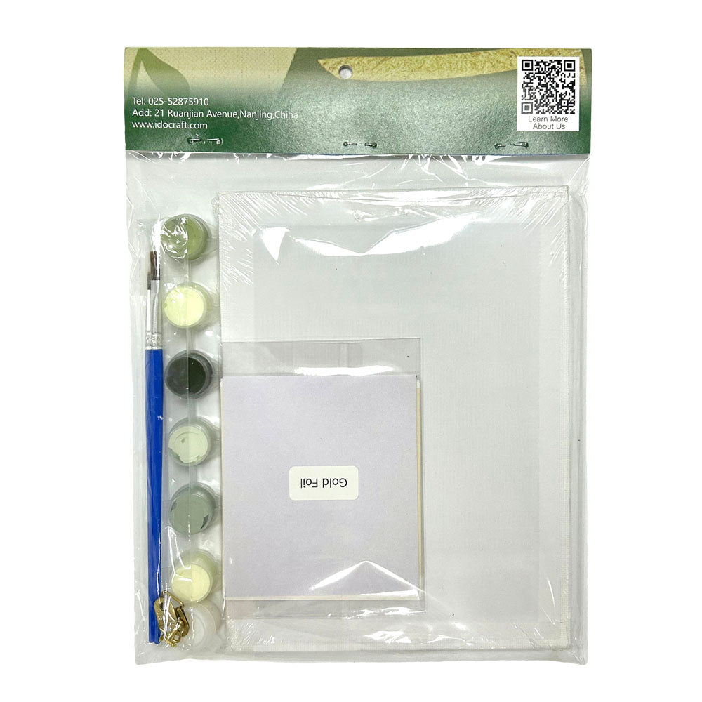 Paint By Number with Gold Foil 15*20cm 3 PCS /set