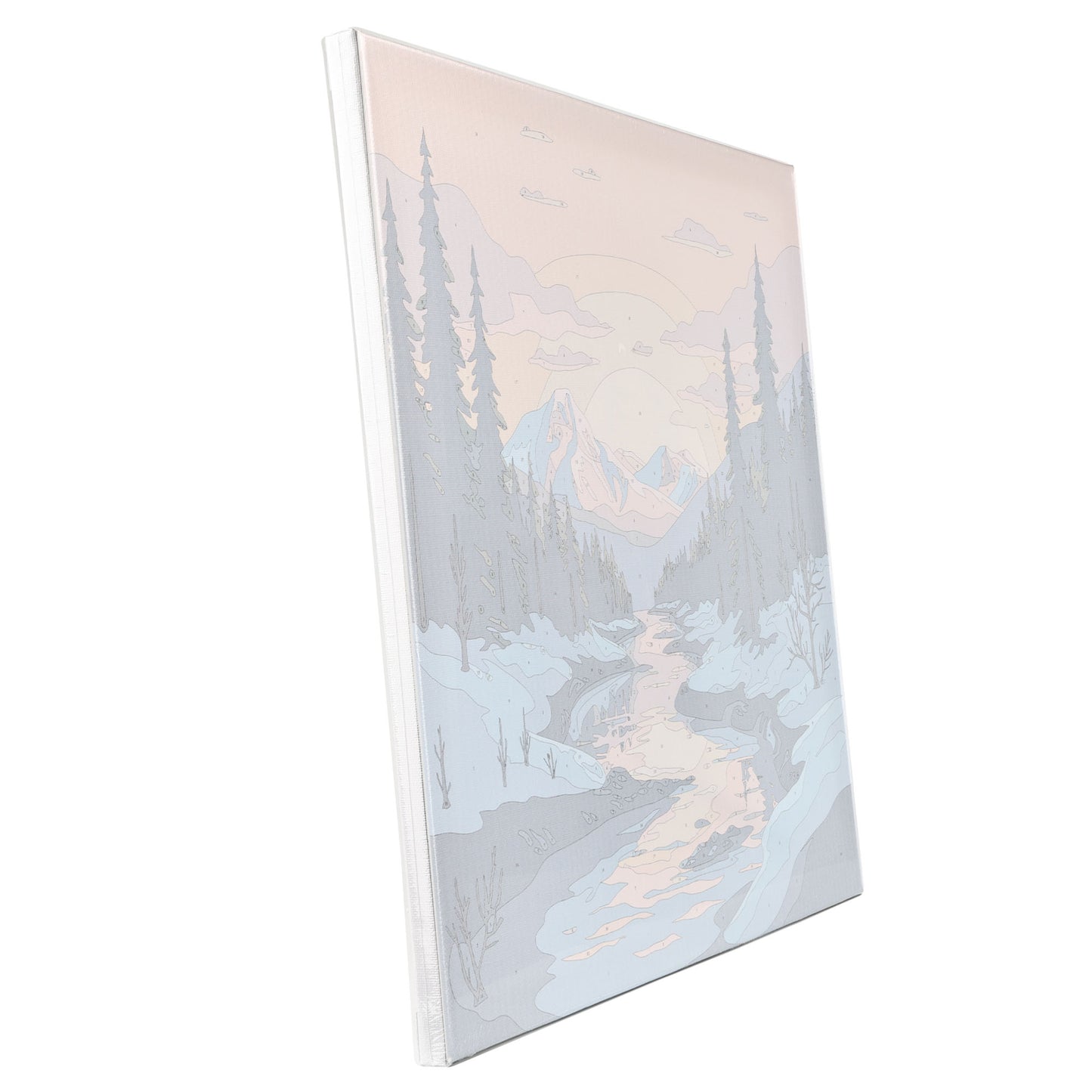 Paint By Number Stretched Canvas 40*40 cm