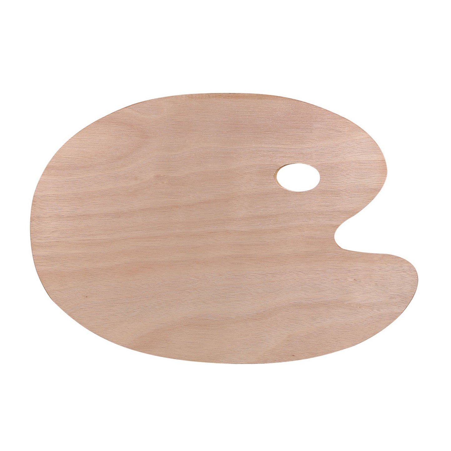 Kidney-Shape Painting Palette 9 Wells with 1 Finger Hole
