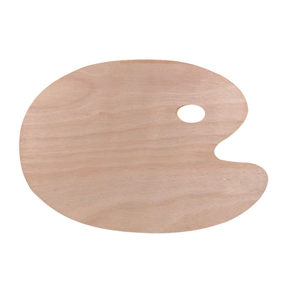 Kidney-Shape Painting Palette 9 Wells with 1 Finger Hole