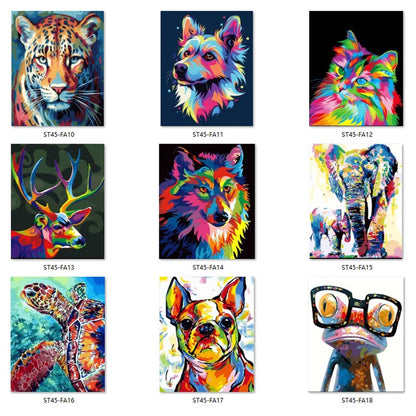 Paint By Number Stretched Canvas 40*50 cm for Wall Decoration